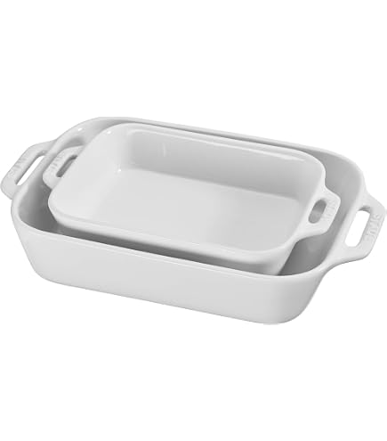 Amazon.com: STAUB Ceramic Rectangular Baking Dish, 10.5x7.5-inch